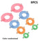 Pompom Maker Kit Knitting Crafts 4 Different Sizes Ball 8PC Making Tools Q5H3