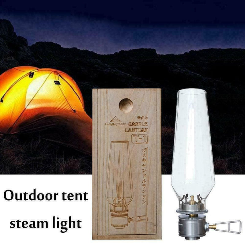 Outdoor Camping Lamp Lantern Gas Candle Lamp Tent Lantern F5H5 S3 Light H7 Z8B3