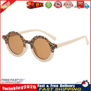 Summer Kids Girl Boys Sunglasses Leopard Children UV400 Eyewear (Beige) Newly