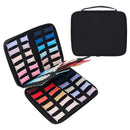 Wrist Watch Strap Storage Bag 48 Slots Watchband Organizer Pouch (Black) Newly