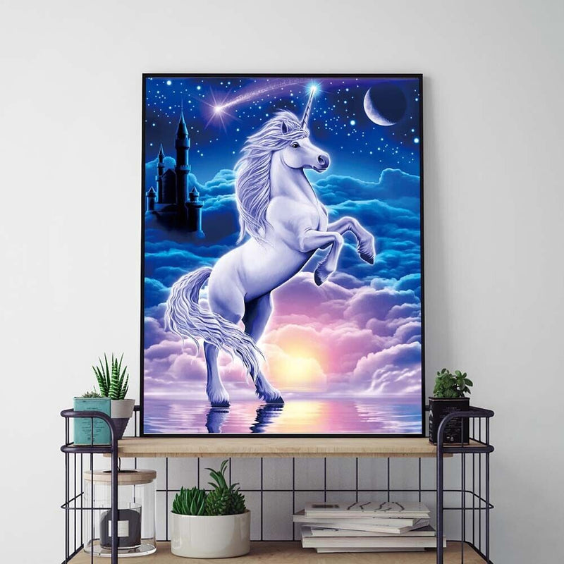 Cartoon Horse Diamond Painting 5D DIY Full Square Drill Mosaic Handmade Wall Art
