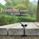 Camping Plank Floor Spring Nail Outdoor Awning Tent Wind Rope Fixed Hook Buckle