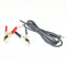1.5m 12V/24V Universal Battery Crocodile Clip Cable DC Plug Alligator Clamp Wire