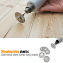 Steel Diamond Cutting Discs Thin Durable Rotary Saw Blade (10pcs 2 Rod) Newly
