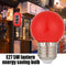 E27 0.5W SMD 2835 LED Bulb Garden Saving Energy Lantern Red Light (A Small)