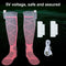 #A Electric Thermal Socks 3.7V Battery Heating Socks Breathable for Fishing Ca