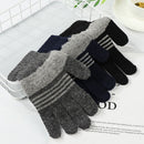 Screen Hand Warmer Knitted Gloves Full Fingered Mittens Short Wrist Gloves