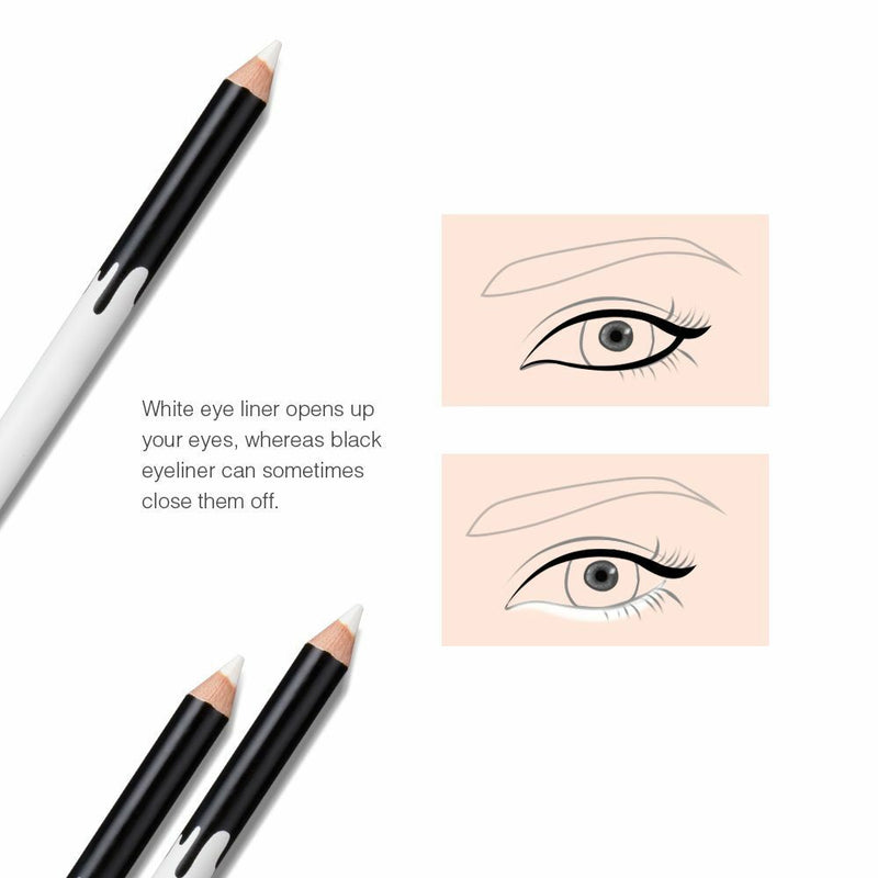 Eyes Makeup Longlasting Highlighter Brightener White Eyeliner Eyeliner Pen