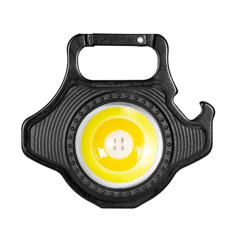 Mini LED Flashlight Keychain Can Opener Camping Work Light + Tripod (B)