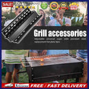 4pcs Adjustable Grill Heat Plate Shield Tent Kits BBQ Grill Replacement Parts