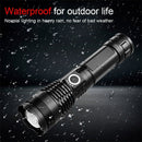 Super Bright USB Rechargeable Powerful Torch LED Super Bright Zoom Flashlight