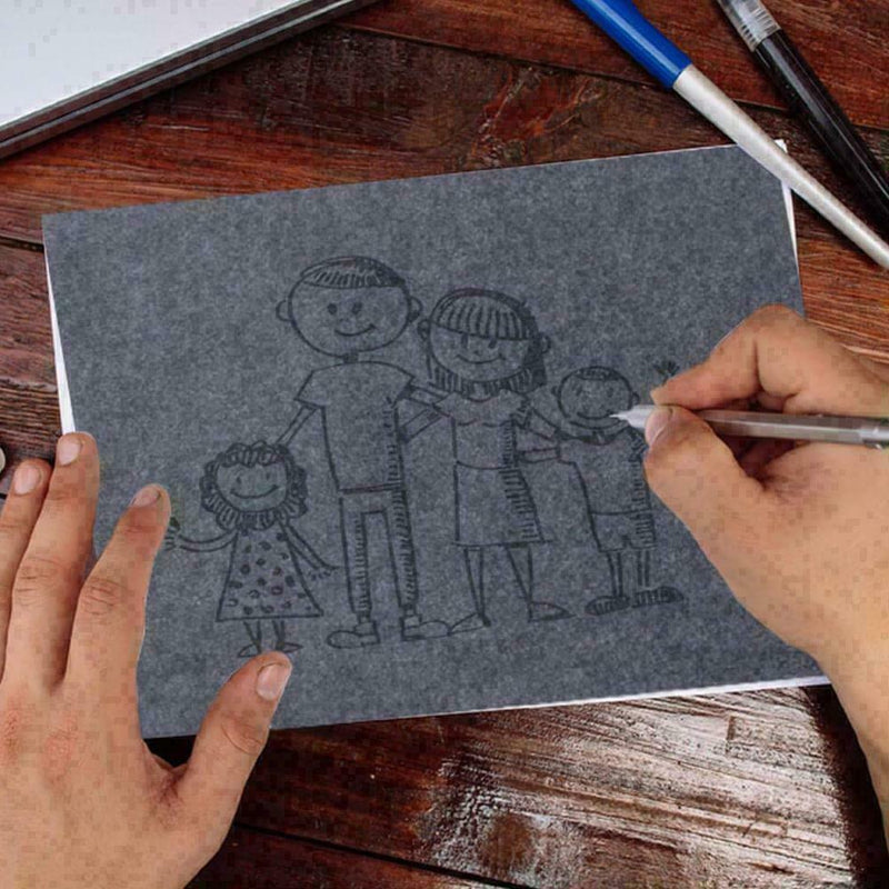 Carbon Transfer Graphite Paper Tracing Drawing Canvas Art Sheets 50 W6C3. H3N1