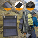 Waterproof 6W Power Bank Charger Solar Cells Battery Pack 5V USB Solar Pane