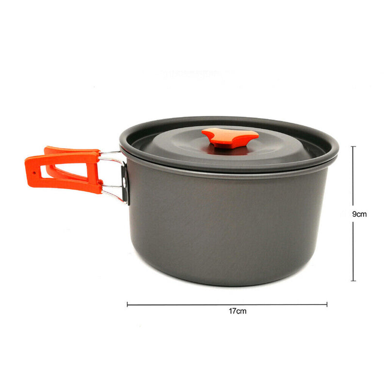 1 Person Outdoor Topfset Alu Campinggeschirr Set, Kochtopfset, Geschirrset,