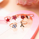 10Pcs Children Cartoon Rings Flower Animal Ring Cute Jewellery Kid Girls Toys