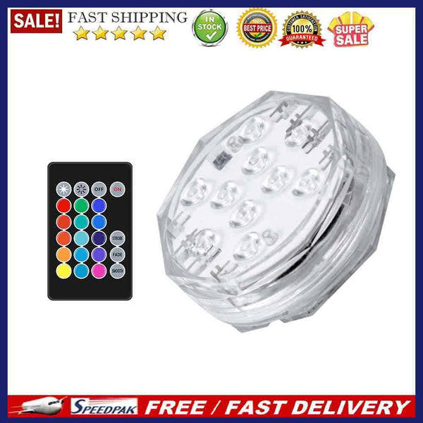 RGB Pool Light Waterproof Underwater Submersible Swimming Pool Pond LED Lam