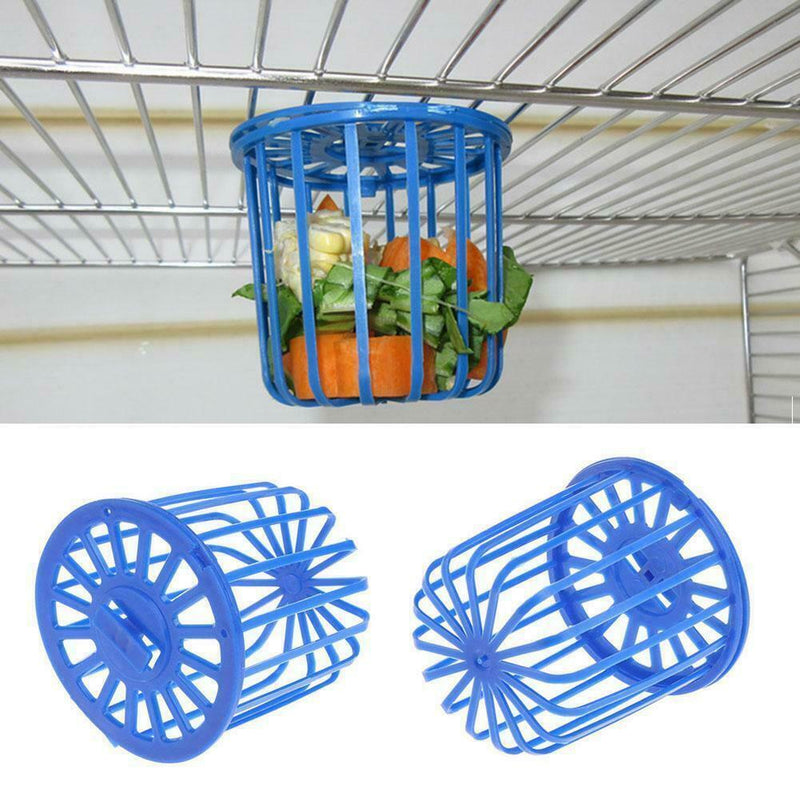 Bird Cage Parrot Fruit Vegetables Suspension Basket Pet Feeder HOT