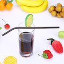 3pcs Reusable Drinking Straws Cleaner Brush Set Stainless Steel Straws(D) Newly
