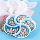 DIY Moon Dish Mould Casting Molds Tools Crystal Drop Silicone Epoxy Craft Tool