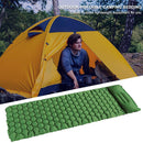 Camping Sleep Pad Inflatable Air Mattress Outdoor Beach Cushion (Green)
