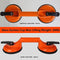Glass Sucker Cup Heavy Duty Aluminum Alloy Rubber Vacuum Plate Handle Lifter/