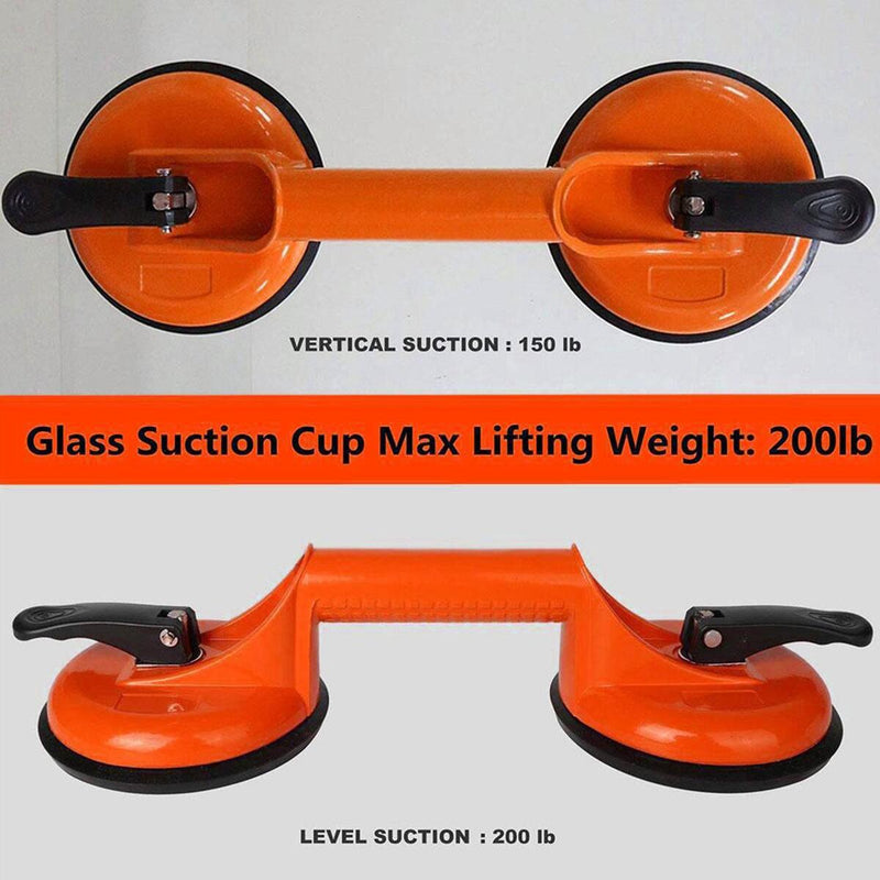 Glass Sucker Cup Heavy Duty Aluminum Alloy Rubber Vacuum Plate Handle Lifter/