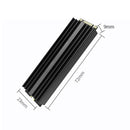 Solid State Hard Drive NVME Heat Sink Hard Disk Aluminum Radiator (Black) Newly