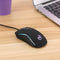 HXSJ A869 USB Wired Colorful Gaming Mouse 3200DPI 7Keys Optical Mice (Black