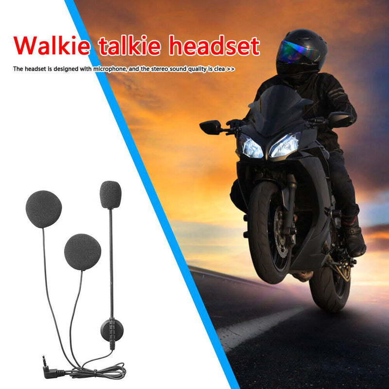 Helmet Intercom Stereo Headsets Bluetooth-Compatible Speaker Earphone for V4 V6