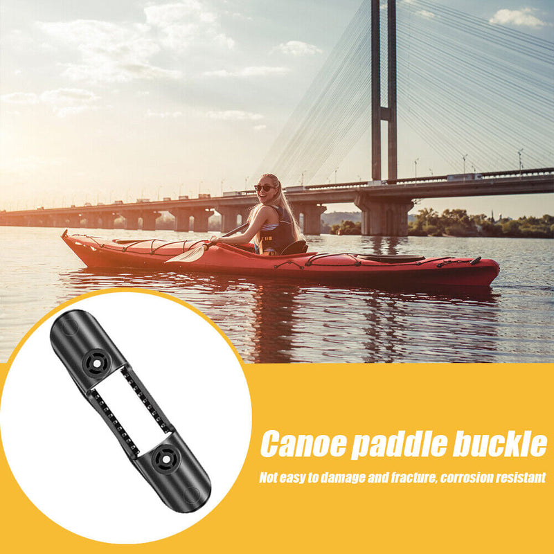 Kayak Canoe Surfboard Paddle Clips Holder with Screws Plastic Oar Fixing Bu