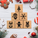 24X Christmas Gift Boxes Paper Cookie Candy Food Packaging Box DIY Gift Package#