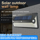 Outdoor LED Solar Light Waterproof PIR Motion Sensor Lamp (2pcs 720 LED)  Newly