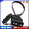 Small 6Pin to 5V ARGB 3Pin Fan Controller Adapter Cable for Coolmoon