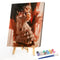 Oil Paint By Numbers Dancing Girl Frameless Picture Craft Living Room Decoration