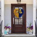 National Flag Door Hanging Flower Hanging Sunflower Ukraine Front Door Wreath