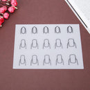 Women Silicone Nail Art Hand Pad Fingernail Coloring ?Mat Manicure Tools(B)