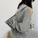 Retro Animal Pattern Shoulder Bag Women Simple PU Leather Street Purse Handbag