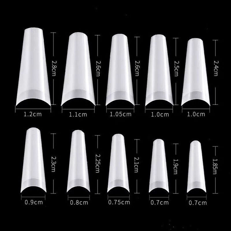 240pcs/Box Full Cover False Nails Manicuring Tip Artificial Nail Art Decoration