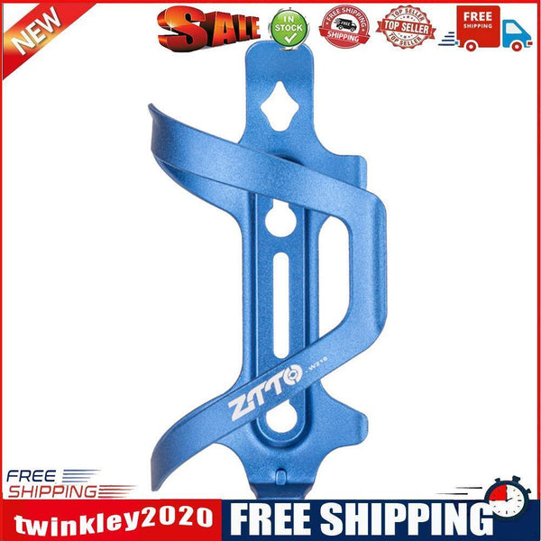 ZTTO MTB Bicycle Bottle Cage Ultralight Aluminum Kettle Bike Rack (Blue)