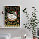 5D DIY Diamond Painting Chicken Full Round Drill Mosaic Art Picture Decor K