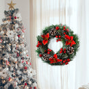Exquisite Garland Decorative Wreath Door Hanging Christmas Tree Decor (C) Newly