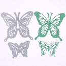 2 Butterfly Frame Metal Cutting Dies Scrapbooking Die Craft Decorative