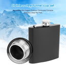 8oz Portable Mini Matte Stainless Steel Hip Flask Flagon Outdoor Drinkware