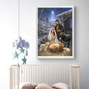 5D DIY Full Drill Diamond Painting Shepherd Craft Cross Stitch Needlework Mos