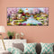 Hut by Lake Oil Paint By Numbers Kits Canvas Wall Art DIY Gift for Adults Child