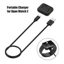 USB Wireless Charging Dock with Cable Power Adapter for OPPO Watch 2 42mm/46mm