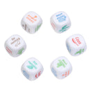6-Sides Gift 20mm Lover Dice Board Game Accessories Dices Housework Distribute