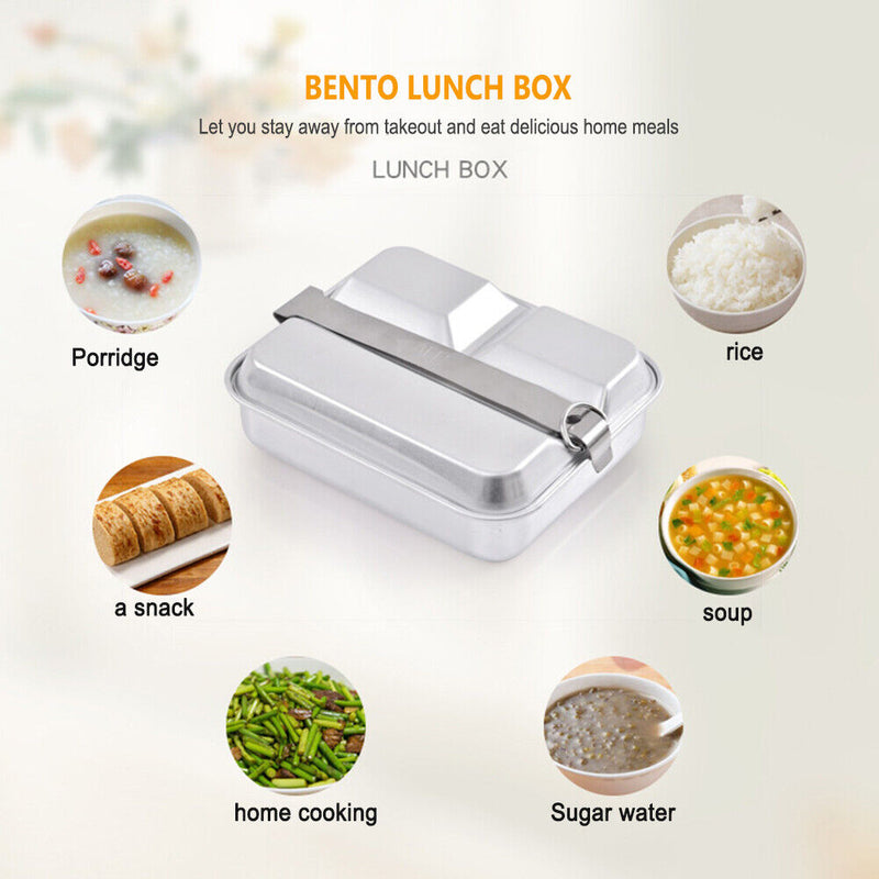 Portable Outdoor Camping Lunch Box Container Hiking BBQ Beach Food Accessories