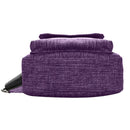 Men/Women Canvas Chest Packs Casual Crossbody Shoulder Sling Bag(Purple)