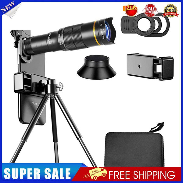 4K HD Mobile Phone Telescope Lens Camera Zoom for Travel Watching (32X A)